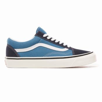 Vans Anaheim Factory Old Skool 36 DX - Naisten Tennarit - Laivastonsininen/Laivastonsininen